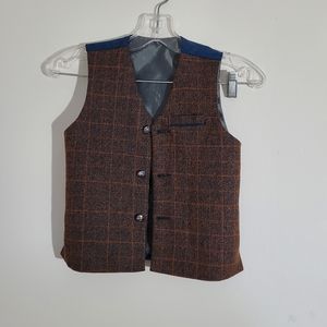 Aleeshan -- Kids Formal Blue Vest